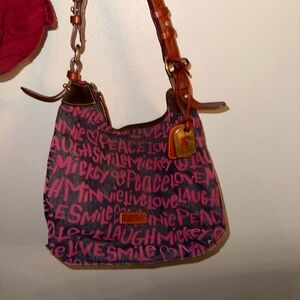 Dooney & Bourke x Disney Pink and denim Shoulder Bag